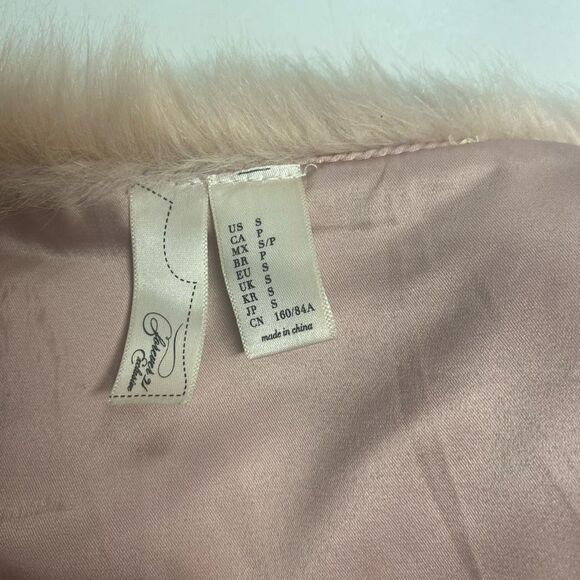 FOREVER 21 Exclusive Women’s Faux Fur Peach Vest Size Small SEE DESCRIPTION - Picture 5 of 6